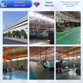 Inel plat din fier pentru fixare, galvanizat la cald, pentru panouri publicitare și indicatoare rutiere, brand Quan Hao; diametru nominal 8–16 mm; diametru de fixare 12–700 mm; aplicație: energie fotovoltaică