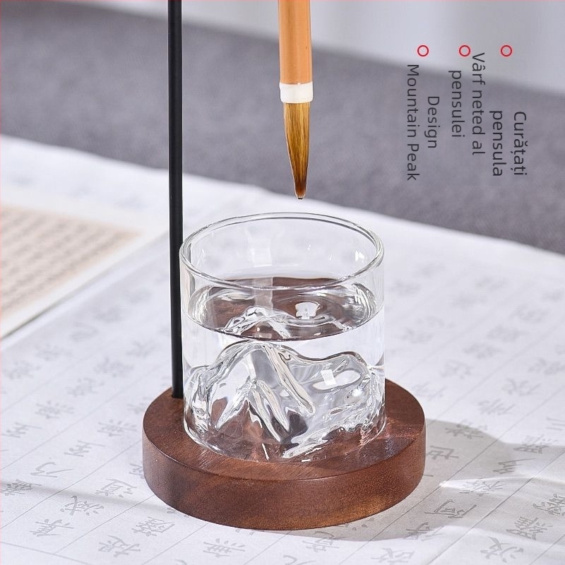 Suport metalic multifunctional pentru pixuri și pensule, cu agățare (fără imprimare de logo, fără personalizare)