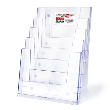 Kaboss suport de afișaj din acrilic pentru birou - multi-strat pentru cataloage și pliante