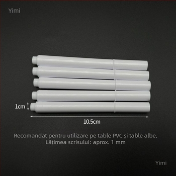 Marker șters pentru tablă albă cu vârf gros, cretă lichidă pentru tablă și panouri PVC, graffiti DIY și desen, marker etichete preț