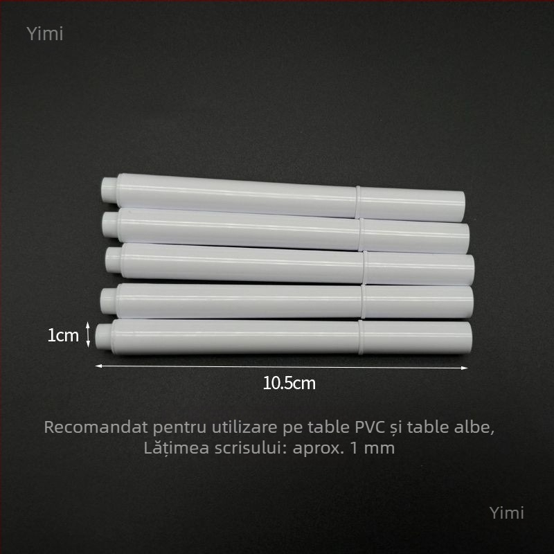 Marker șters pentru tablă albă cu vârf gros, cretă lichidă pentru tablă și panouri PVC, graffiti DIY și desen, marker etichete preț