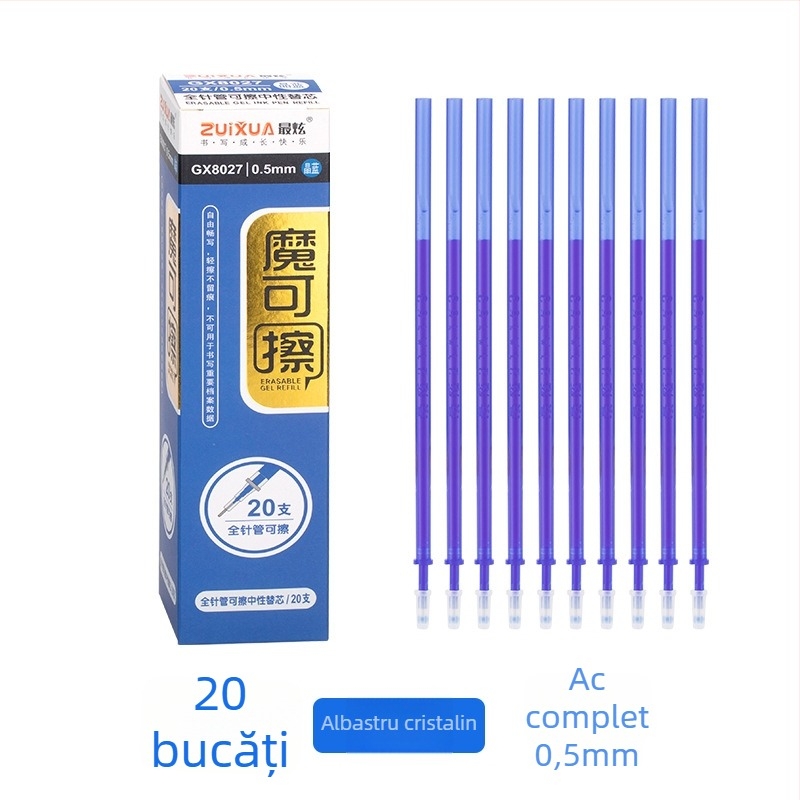 Refil pentru pix neutru, șters, 0,5 mm, ZUIXUA 8027, din plastic