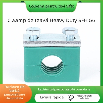 Clemă pentru țevi SFH G6, din plastic, dură, cu o singură gaură, pentru fixarea cablurilor — Sitfo