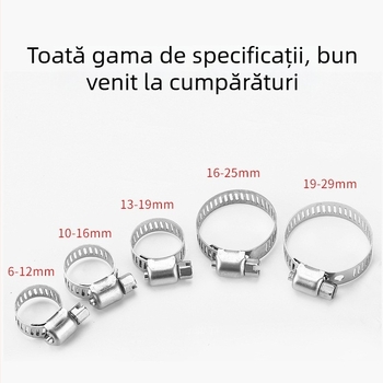 Coliere pentru furtunuri și țevi, cu închidere, oțel, finisaj lucios, model 5888