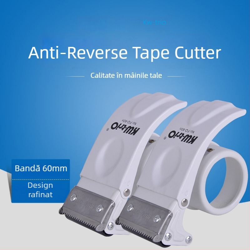 Tăietor metal pentru bandă de mână și sigiliu pentru cutii, model FQ-60N, marcă Can be excellent, greutate 220 g