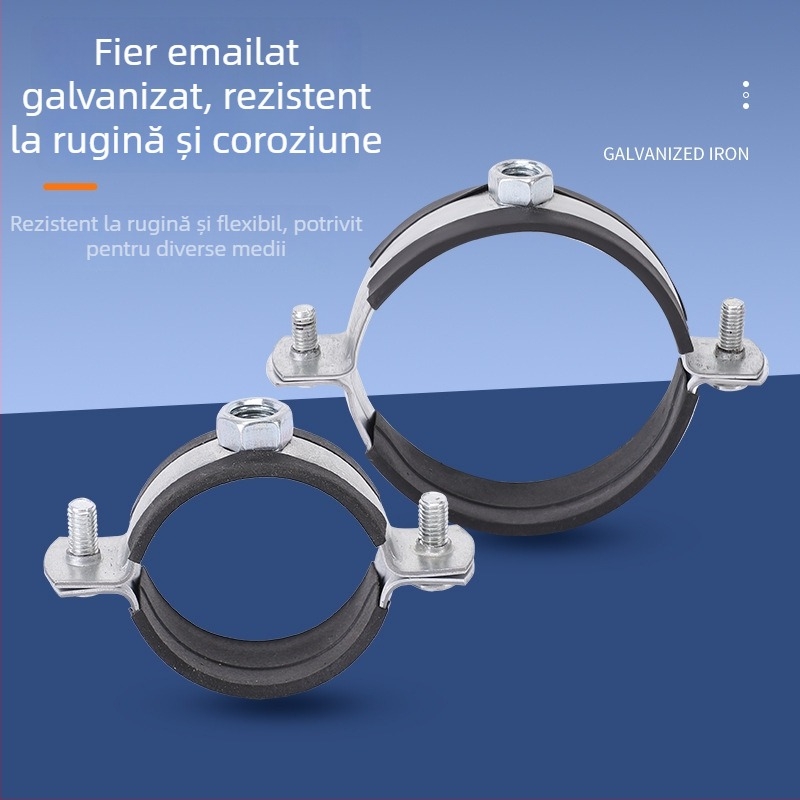 Clemă pentru țevi din fier, greutate mare, personalizabilă, cod produs Jx-08191