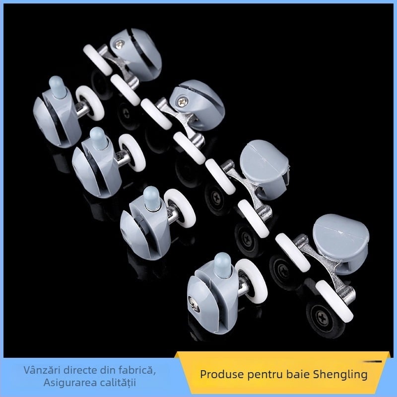 Roată din nylon pentru ușă glisantă, pentru baie, Sheng Ling, modelul 456, origine Ningbo