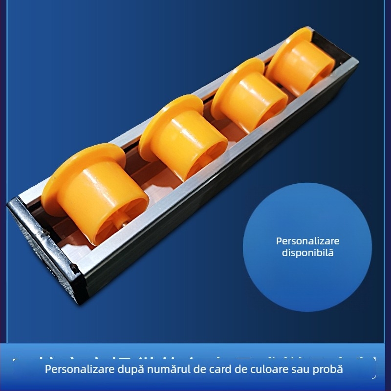 Șină glisantă din aliaj de aluminiu cu margine din oțel inoxidabil întărită pentru rafturi depozitare
