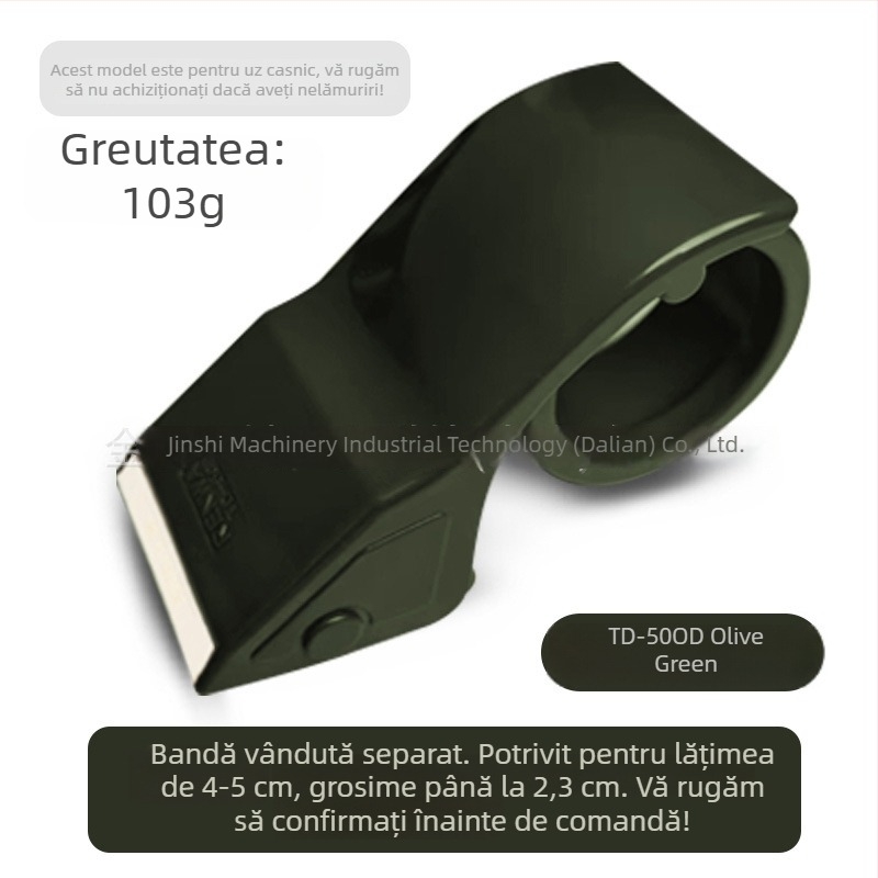 Tăietor de bandă manual și aparat de sigilat TD-60P/TD-60G/TD-60BL – carcasă din plastic, brand And renwa, greutate 110 g