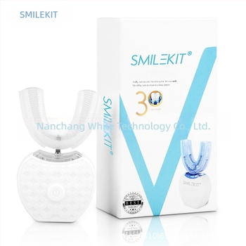 Smilekit periuță de dinți electrică în formă de U, reîncărcabilă, Model 01, pentru adulți