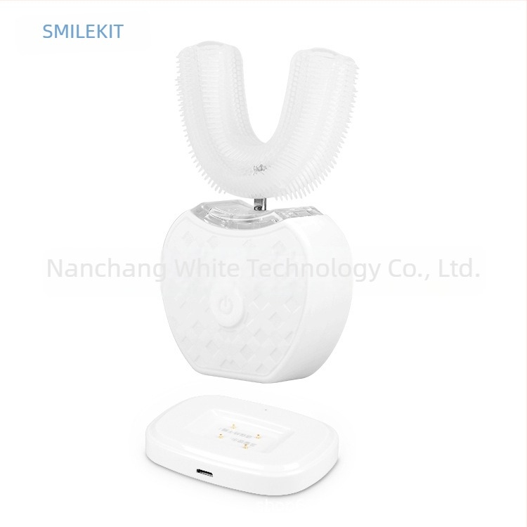Smilekit periuță de dinți electrică în formă de U, reîncărcabilă, Model 01, pentru adulți