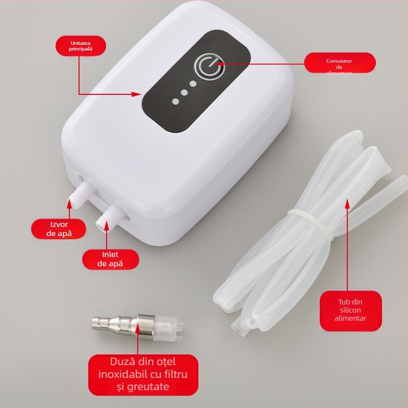 Pompa electrică pentru extracția vinului cu filtru și separator, dispozitiv compact, automat