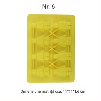 Formă din silicon pentru copt cu formă neregulată (Material: silicon; Utilizare: coacere; Ambalare: OPP individual)