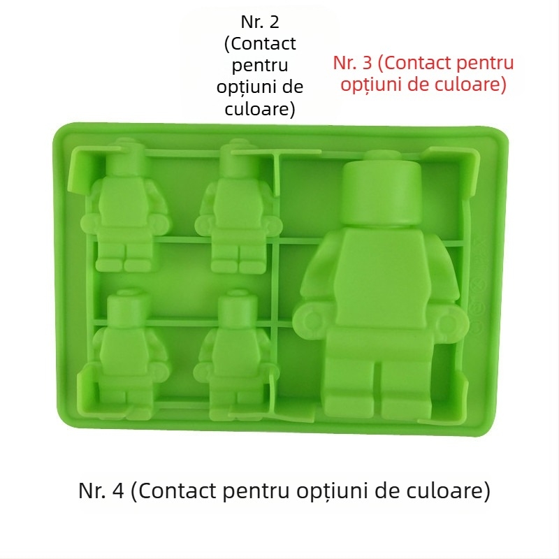 Formă din silicon pentru copt cu formă neregulată (Material: silicon; Utilizare: coacere; Ambalare: OPP individual)