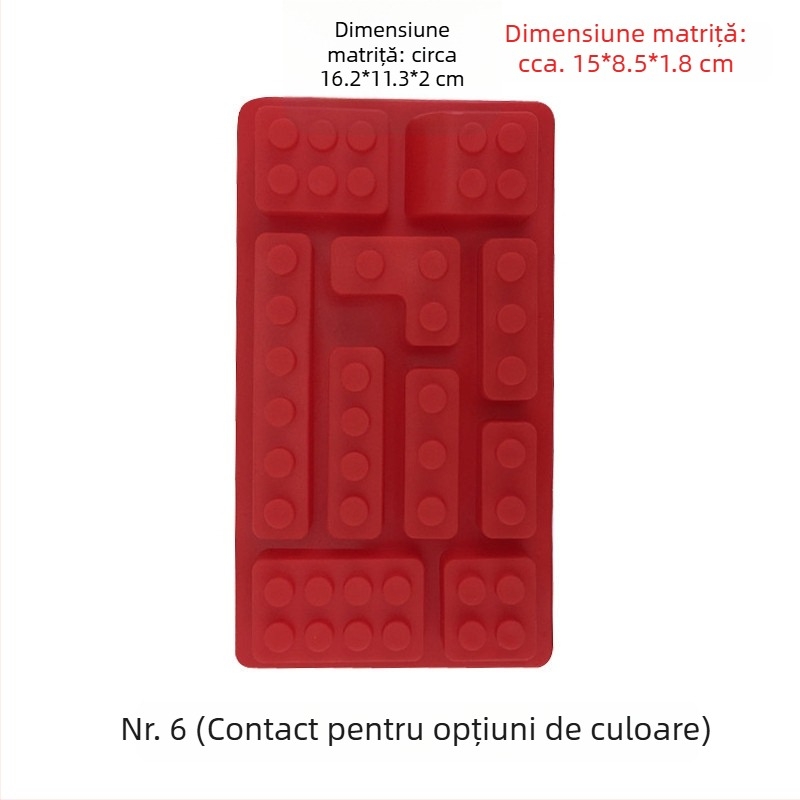 Formă din silicon pentru copt cu formă neregulată (Material: silicon; Utilizare: coacere; Ambalare: OPP individual)