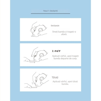 MT2025 Tăietor de bandă – fluorescente, ruptibil, decor pentru agendă și colaje