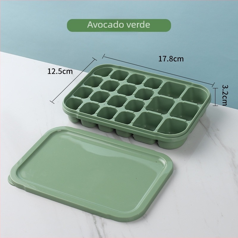 Formă din silicon pentru cuburi de gheață – capacitate 6+16, înghețare rapidă, demoldare facilă