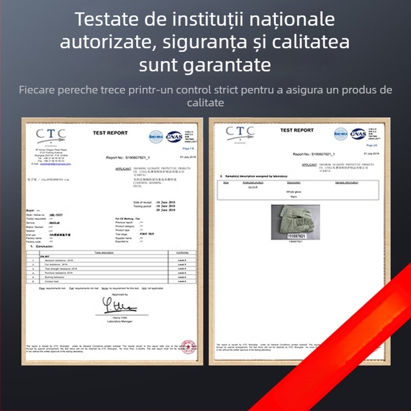 Taodun Mănuși pentru temperaturi înalte – anti arsuri, mănuși rezistente la căldură