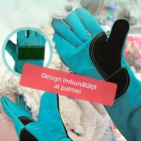 Mănuși de sudură Li Yonggao din piele de vită – protecție anti-mușcături și zgârieturi pentru sudură