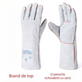 Mănuși de sudură din piele de vită – rezistente la căldură, uzură și temperaturi înalte
