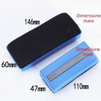 Set magnetic pentru tablă neagră și tablă albă, radieră de cretă fără praf, pentru școală, atașare magnetică