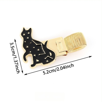 Yixin clip pentru pix din aliaj de zinc – design creativ cu animal desen animat, clip metalic cu arc pentru caiete