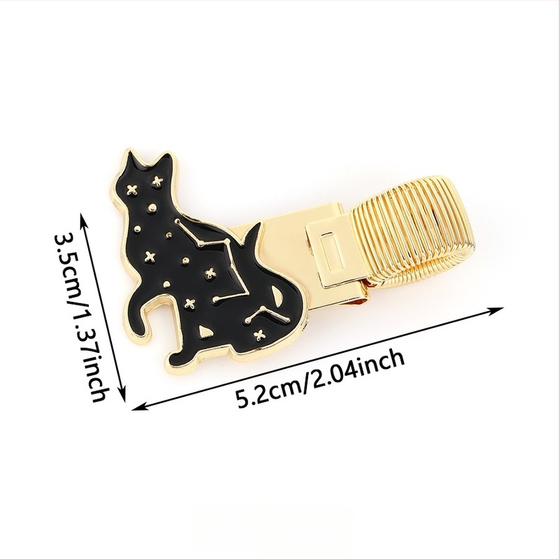 Yixin clip pentru pix din aliaj de zinc – design creativ cu animal desen animat, clip metalic cu arc pentru caiete