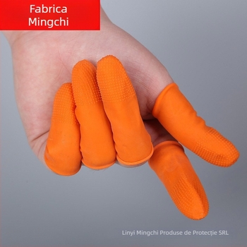Protecții pentru degete din latex, de unică folosință, cu suprafață texturată antiderapantă | Xin Xin, potrivite pentru electronică, optică și medicină