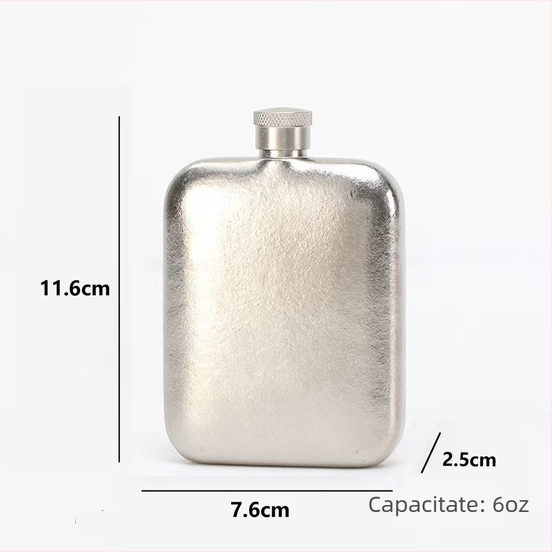 AUZU sticlă portabilă de vin din titan pur, stil retro, cu siglă Can, pentru vin