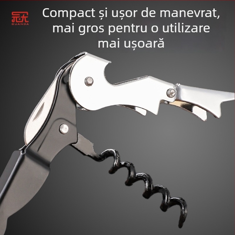 Set de deschis sticle de vin roșu din oțel inoxidabil, multifuncțional, 3 sau 5 piese