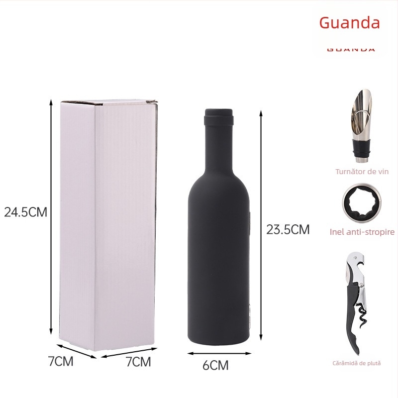 Set de deschis sticle de vin roșu din oțel inoxidabil, multifuncțional, 3 sau 5 piese