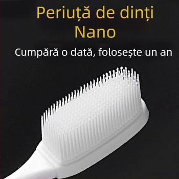 Periuță electrică de dinți cu cap lat, peri duri, ambalare nano individuală, pentru adulți, masaj gingival
