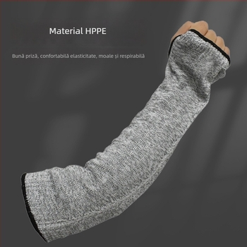 Manșete lungi de protecție HPPE – anti-tăiere; pentru construcții, agricultură, silvicultură, zootehnie, petrol, minerit, fabricarea de utilaje