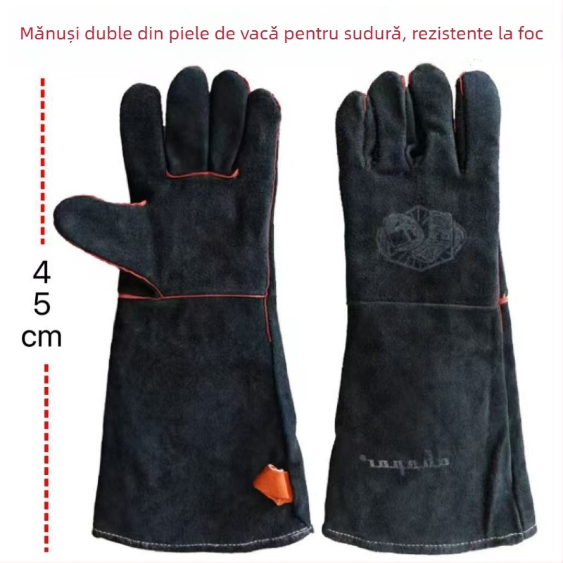 Tubata mănuși de sudură din piele de vacă pentru sudură