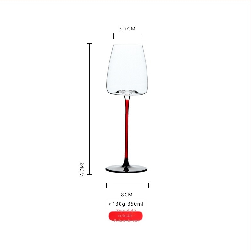Set de pahare de vin Craftsmen – Stil modern minimalist, Logo imprimat, 24 bucăți