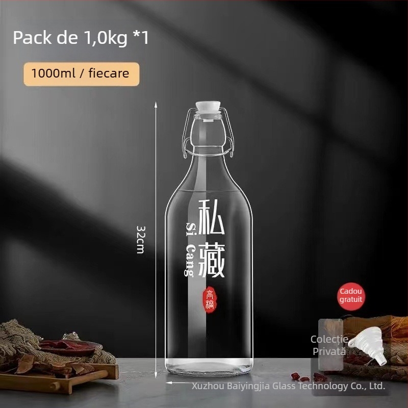 Sticlă de vin din sticlă sigilată Yutian — stil modern minimalist, ambalaj single, logo tipărit, etichetă privată licențiată disponibilă