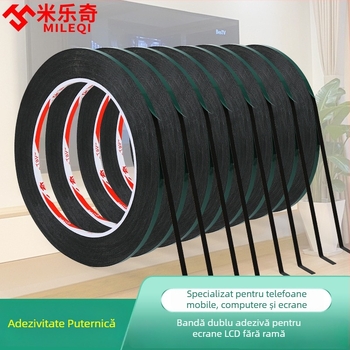 Milky bandă adezivă dublă din spumă, cu adeziv acrilic de înaltă vâscozitate – bază din spumă, potrivită pentru electronice, hârtie, plastic și echipamente