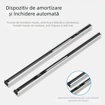 Hardvare pentru uși glisante din aluminiu – Vishunda OEM, încărcare maximă 80 kg, interval 800–1200 mm