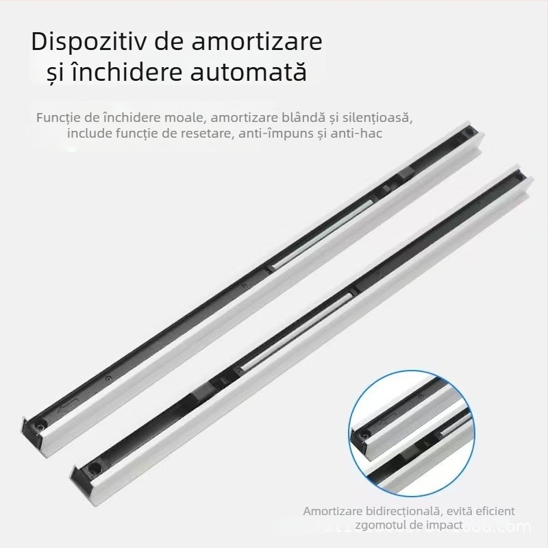 Hardvare pentru uși glisante din aluminiu – Vishunda OEM, încărcare maximă 80 kg, interval 800–1200 mm