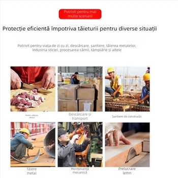 NITEX N1305 mănuși anti-tăiere, nivel 5, HPPE, pentru prelucrarea alimentelor, grădinărit și reparații auto