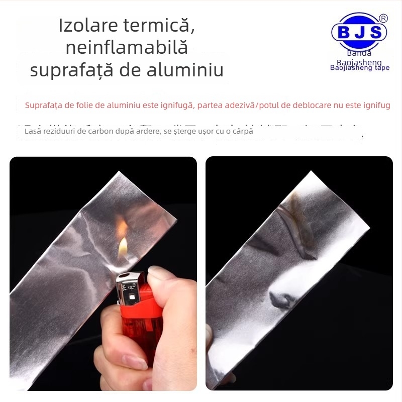 Bandă din folie de aluminiu - rezistentă la temperaturi înalte, conductivă și anti-statică, grosime 0,05–0,2 mm, folie de aluminiu, pentru baterii de telefoane, monitoare și compresoare de aer condiționat