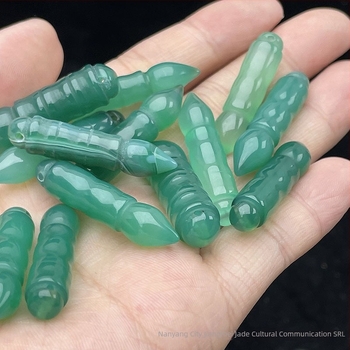 Accesorii de bijuterii DIY — pandantiv din agat, cu model Wenchang pen, gravură, design original