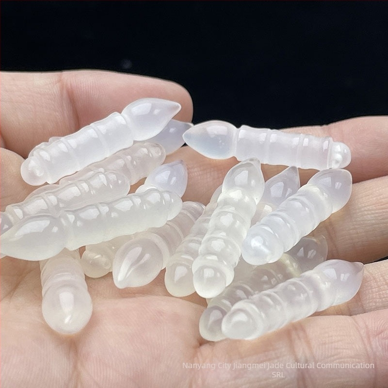 Accesorii de bijuterii DIY — pandantiv din agat, cu model Wenchang pen, gravură, design original