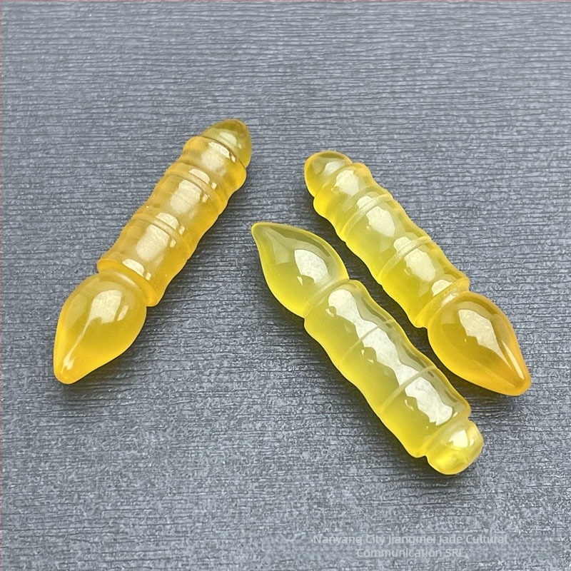 Accesorii de bijuterii DIY — pandantiv din agat, cu model Wenchang pen, gravură, design original