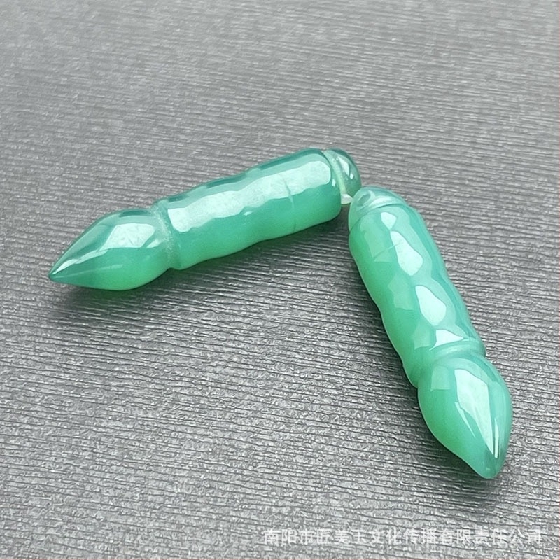 Accesorii de bijuterii DIY — pandantiv din agat, cu model Wenchang pen, gravură, design original