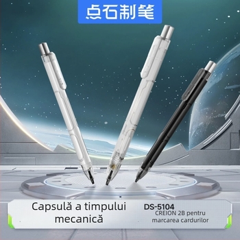 Creion mecanic pentru examenele elevilor, grafit 2B, modelul 5104, carcasă din plastic, Touchstone