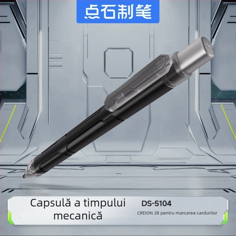 Creion mecanic pentru examenele elevilor, grafit 2B, modelul 5104, carcasă din plastic, Touchstone