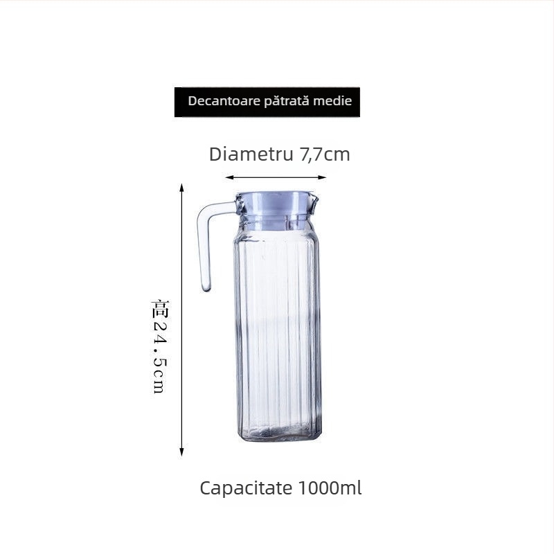 Decantator de vin cu corp îngroșat, stil modern minimalist; capacitate 1–100 ml; lansat în 2023; set.