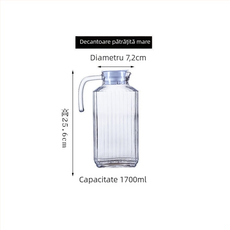 Decantator de vin cu corp îngroșat, stil modern minimalist; capacitate 1–100 ml; lansat în 2023; set.