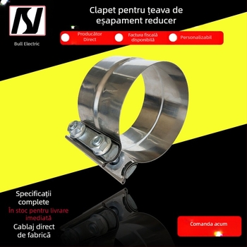 Buffalo conductă de evacuare auto din oțel inoxidabil, cu clemă universală pentru țevi (Brand: Buffalo; Categorie: Accesorii auto; Material: Oțel inoxidabil)